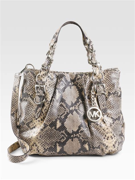 michael kors python handbags